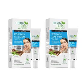 Herbaderm 2x55 ml Yüz İçin Renk Açıcı Leke Kremi