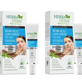 Herbaderm 2x55 ml Yüz İçin Renk Açıcı Leke Kremi