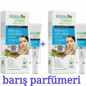 Herbaderm 2x55 ml Yüz İçin Renk Açıcı Leke Kremi