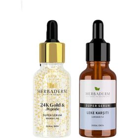 Herbaderm 30 ml Super Serum 24K Gold & Peptide Yüz Serumu