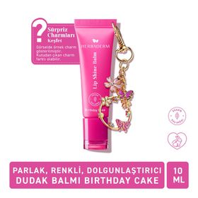 Herbaderm Birthday Cake Aromalı 10 ml Parlak Dudak Balmı