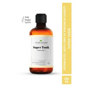 Herbaderm Glow Skin C Aydınlatıcı 150 ml Leke ve Kırışıklık Karşıtı Super Tonik