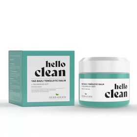 Herbaderm Hello Clean Gözenek Karşıtı Yağ Bazlı Oleanolik Asit 100 ml Temizleyici Balm