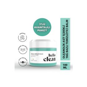Herbaderm Hello Clean Gözenek Karşıtı Yağ Bazlı Oleanolik Asit 100 ml Temizleyici Balm