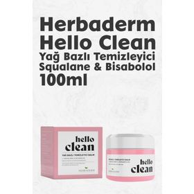 Herbaderm Hello Clean Yağ Bazlı Oleanolik Asit ve Squalane Bisabolol 100 ml Temizleyici Balm