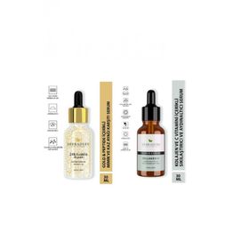 Herbaderm Super Serum 24K Gold Peptide 30 ml ve Collagen+C 30 ml Serum