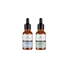 Herbaderm Super Serum 30 ml Leke Karşıtı ve Collagen+C 30 ml Serum