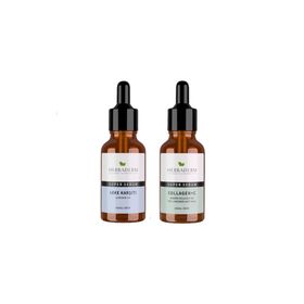 Herbaderm Super Serum 30 ml Leke Karşıtı ve Collagen+C 30 ml Serum