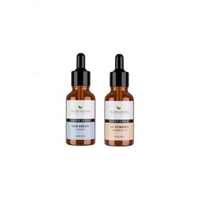 Herbaderm Super Serum 30 ml Leke Karşıtı ve Saf Vitamin C 30 ml Serum