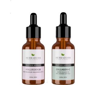 Herbaderm Süper Serum Beta Solution ve Hyaluronik 3D 30 ml Serum