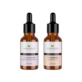 Herbaderm Süper Serum Beta Solution ve Hyaluronik 3D 30 ml Serum