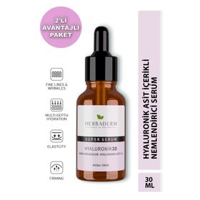 Herbaderm Süper Serum Hyaluronik 3D 2x30 ml Serum