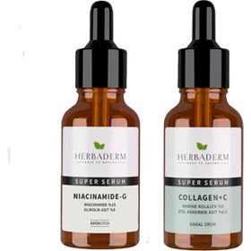 Herbaderm Süper Serum Niacinamide-G ve Collagen+C 30 ml Serum