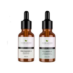 Herbaderm Süper Serum Niacinamide-G ve Collagen+C 30 ml Serum
