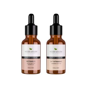 Herbaderm Super Serum Retinol'E 30 ml ve Saf Vıtamın C 30 ml Serum