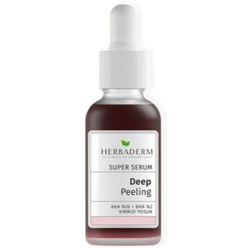 Herbaderm Superserum AHA%10 BHA%2 Kırmızı Yosun 30 ml Yüz Peelingi