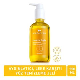 Herbaderm Turmeric Bright Aqua 250 ml Yüz Temizleme Jeli