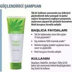 Herbal 250 ml Aloe Güçlendirici Şampuan