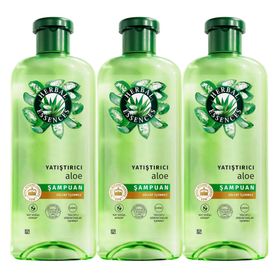 Herbal Essences 3x350 ml Yatıştırıcı Aloe İçeren Sülfatsız Şampuan
