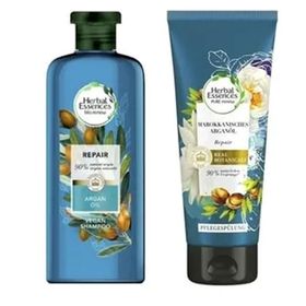 Herbal Essences Fas Argan Yağı 250 ml Onarıcı Şampuan + 200 ml Saç Kremi