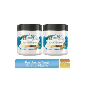 Herbal Essences Fas Argan Yağı Onarıcı 2x250 ml Saç Maskesi