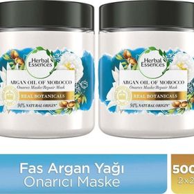 Herbal Essences Fas Argan Yağı Onarıcı 2x250 ml Saç Maskesi