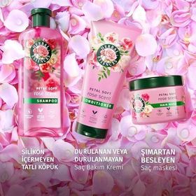 Herbal Essences Kadifemsi Yumuşaklık 4x300 ml Gül Kokulu Saç Bakım Maskesi