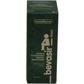 Herbal Farma 50 ml Bevasir Ozonlu At Kestaneli Genital Bakım Kremi