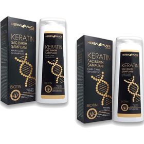 Herbal Palace 2x400 ml Keratin Saç Bakım Şampuan
