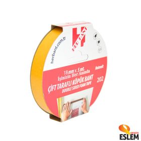 Herbant 18 mmx5 m Çift Taraflı Köpük Bant
