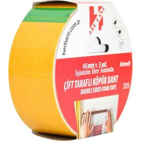 Herbant 48 mm x 5 mt Çift Taraflı Köpük Bant