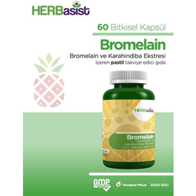 Herbasist Bromelain 60 Kapsül
