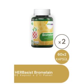 Herbasist Bromelain 60 Kapsül