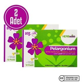 Herbasist Pelargonium 2x12 Pastil