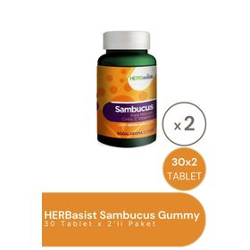 Herbasist Sambucus 2x30 Çiğnenebilir Tablet
