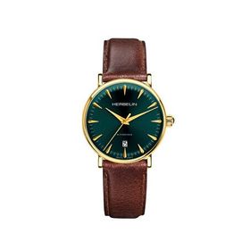 Herbelin 1647P16BR Inspiration Automatic Altın Sarısı Yeşil Erkek Kol Saati