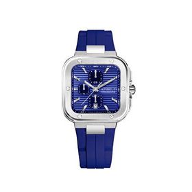 Herbelin 35646A115CB Cap Camarat Square Chronograph Gri Çelik Erkek Kol Saati