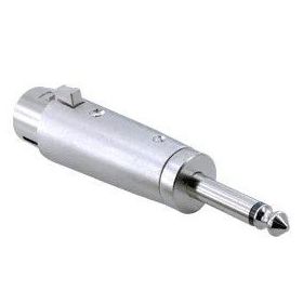 Herbirivar 3 Pin Canon Dişi 6.3 mm Mono Erkek Ara Konnektör