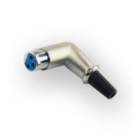 Herbirivar 3 Pin Canon Dişi L 90 Derece Konnektör
