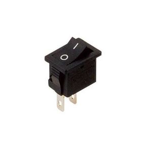 Herbirivar IC125B On-Off 2P Siyah Mini Işıksız Anahtar