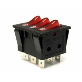 Herbirivar IC135 On-Off 9P 3'lü Işıklı Anahtar