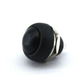 Herbirivar IC184 17 mm 22 mm Siyah Plastik Yuvarlak Buton