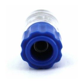 Herbirivar IC240B 40x15 mm Mavi Şeffaf Born Klemens Dişi