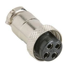 Herbirivar IC261M 4'lü Dişi Kablo Ucu İçin Mayk Fiş