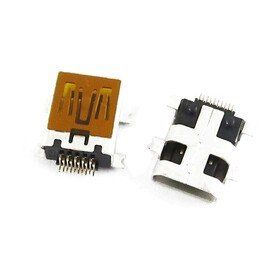 Herbirivar MS-073 Smd 10 Pin Mini Usb Dişi Gold Şase Soket