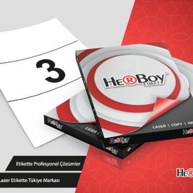Herboy HB-1003 210x99 mm Beyaz Lazer Etiket