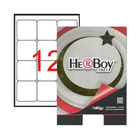 Herboy HB-1012 63.5x72 mm Beyaz Laser Etiket