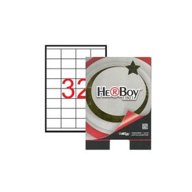 Herboy HB-1032 52.5x35 mm Beyaz Lazer Etiket