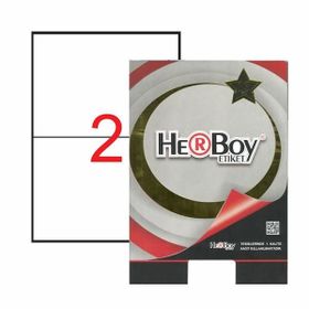 Herboy HB-1102 210x148,5mm Beyaz Lazer Etiket