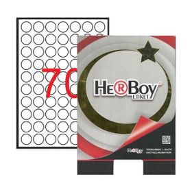 Herboy HB-1125 25 mm Beyaz Lazer Etiket